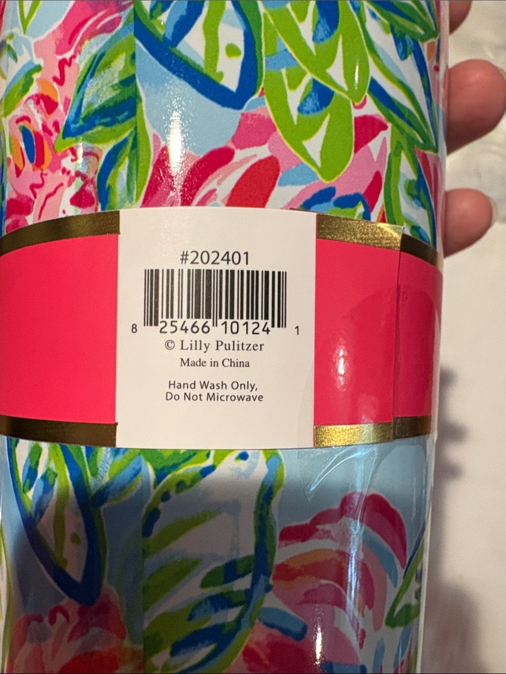 Lilly Pulitzer Multicolor Floral Stainless Steel Tumbler - Picture 4 of 5